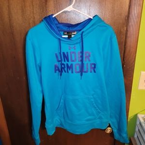 💥 Final Price! Women's size large blue Under Armour hoodie